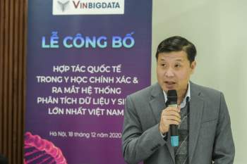 Vingroup công bố hợp tác quốc tế và ra mắt hệ thống quản lý dữ liệu y sinh lớn nhất Việt Nam - Ảnh 1.