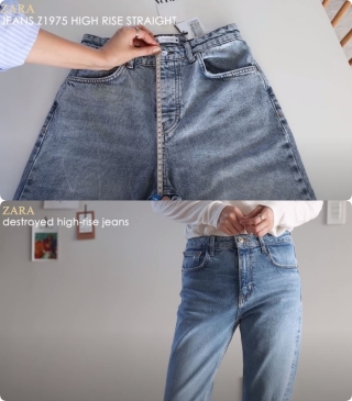 Quần jeans Zara - Ảnh 3.
