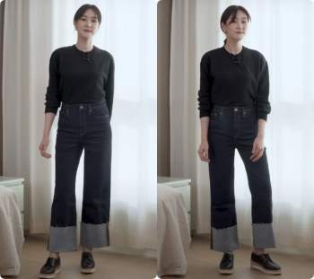 Blogger người Hàn chỉ ra dáng quần jeans hack chân dài vi diệu nhất của Zara - Ảnh 12.