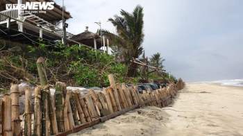 Cận cảnh bãi biển đẹp nhất châu Á ngổn ngang sau gần 1 tháng bão Vamco quét qua - 8