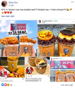 KFC ra mắt trà sữa trân châu, có combo bán kèm gà rán: Vậy là kế hoạch ăn kiêng “ra chuồng gà - Ảnh 3.