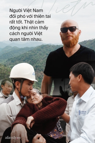 Anh chàng người Mỹ sống ở Việt Nam xúc động chia sẻ về bão lũ miền Trung: 