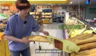 Netizens cười ngất với chiếc bánh mì khổng lồ nam idol người Hàn được tặng dịp sinh nhật, tưởng đâu mua ở Big C Việt Nam - Ảnh 5.