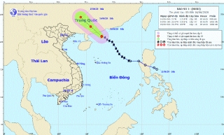 Bão số 1 sẽ đi vào Trung Quốc và suy yếu, Bắc bộ mưa to - ảnh 1