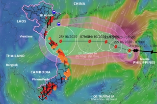 Bão số 8 mạnh nhất khi vào khu vực quần đảo Hoàng Sa, vùng ảnh hưởng rất rộng