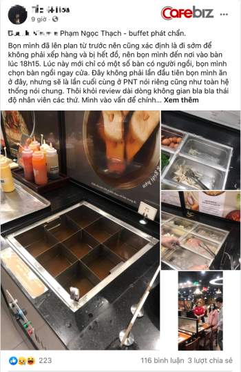 Chuỗi nhà hàng buffet lẩu Tokpokki ở Hà Nội liên tiếp bị tố vì thái độ đuổi khách của nhân viên, nói chuyện riêng trong giờ, đồ ăn lèo tèo, trong nhà hàng còn có... gián - Ảnh 1.