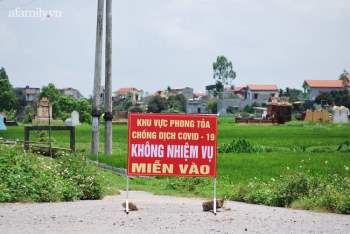Khu ực một xã ở Hà Nam bị cách ly
