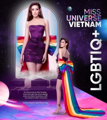 Trước đầm LGBT của HH Khánh Vân, đây từng là mẫu váy khiến người ta vô cùng tiếc nuối tại Miss Universe - Ảnh 1.
