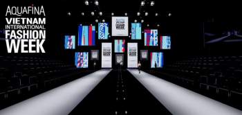 Aquafina Vietnam International Fashion Week 2020 gây choáng ngợp với sân khấu 