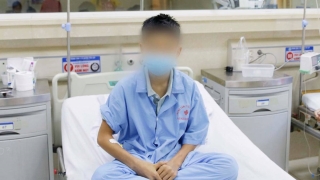 Bé trai 14 tuổi liệt cơ hô hấp do rắn độc cắn
