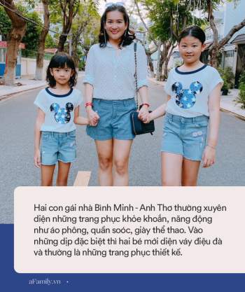 Nhìn qua tưởng giản dị, 2 con gái của diễn viên Bình Minh được mẹ sắm nguyên cả tủ quần áo xịn sò thế này - Ảnh 2.