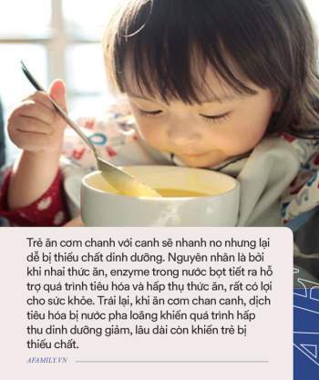 Cho trẻ dưới 3 tuổi ăn cơm chan canh chẳng khác nào ăn thức ăn có độc tố, nhiều cha mẹ Việt vẫn cho con ăn hàng ngày - Ảnh 3.