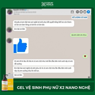 Nỗi lo ngại của chị em phụ nữ, thử ngay dung dịch vệ sinh phụ nữ Gel X2 Nano Nghệ - Ảnh 4