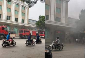 Hà Nội: Cháy tầng hầm Trung tâm thương mại Tràng Tiền Plaza - Ảnh 1.