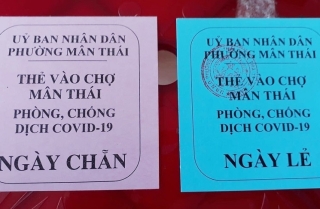 Đà Nẵng, từ ngày 12/8 người dân nhận thẻ đi chợ 3 ngày một lần