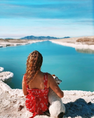 Địa điểm nơi Vũ Khắc Tiệp “mượn ảnh” để đăng lên Instagram: Hồ muối “ảo diệu” nhất nước Mỹ, khách du lịch check-in nườm nượp - Ảnh 10.