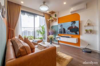 Ngắm căn hộ 43m² đẹp chanh sả như bên trời Tây với chi phí nội thất 68 triệu đồng ở Vinhomes Ocean Park, Hà Nội - Ảnh 5.
