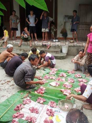 Đặc sắc nét đụng lợn trong ngày Tết ở Tuyên Quang - Ảnh 2.