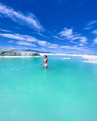 Địa điểm nơi Vũ Khắc Tiệp “mượn ảnh” để đăng lên Instagram: Hồ muối “ảo diệu” nhất nước Mỹ, khách du lịch check-in nườm nượp - Ảnh 22.