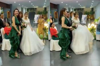 Sao Việt bị la ó vì mặc quá nổi tại đám cưới, riêng Thủy Tiên được khen dù 'lấn át' cô dâu Ảnh 7