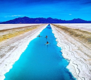 Địa điểm nơi Vũ Khắc Tiệp “mượn ảnh” để đăng lên Instagram: Hồ muối “ảo diệu” nhất nước Mỹ, khách du lịch check-in nườm nượp - Ảnh 13.