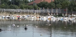 Thành phố Hà Tĩnh ngập chìm trong rác sau khi nước rút - Ảnh 6.