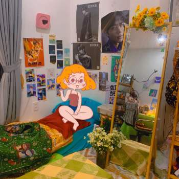Tự hành xác bằng cách ra ở riêng dù nhà ở Sài Gòn, cô gái decor căn phòng 12m2 cực màu mè - Ảnh 6.