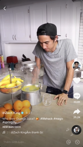 Gần 90 triệu views cho đoạn clip ép cam bằng… vòi nước trên TikTok, hoá ra là chiêu trò của một “ông trùm” cắt ghép video - Ảnh 1.