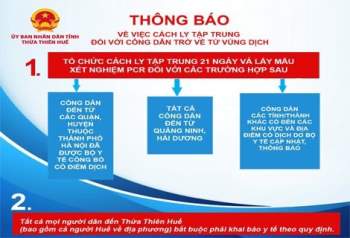 Công dân từ vùng dịch trở về Thừa Thiên - Huế sẽ được cách ly ra sao? - Ảnh 3.