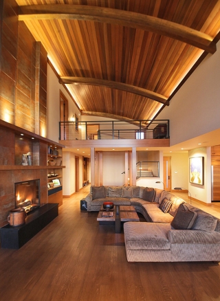 Không gian sống biến hóa đa dạng từ giản dị đến sang trọng với thiết kế trần nhà bằng gỗ - Ảnh 15.