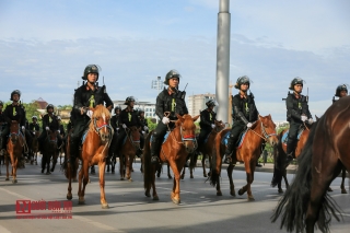 Tin nhanh - Lần đầu tiên cảnh sát cơ động Kỵ binh Việt Nam diễu hành tại Hà Nội (Hình 7).