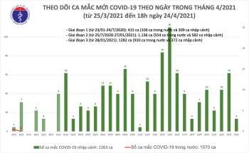 Chiều 24/4: Thêm 1 ca mắc COVID-19 tại Đà Nẵng, có 26 bệnh nhân khỏi - Ảnh 1.