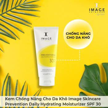 Kem chống nắng Image Prevention+ SPF30 có bổi sung thêm chất dưỡng ẩm cho làn da luôn mềm mượt
