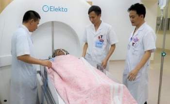Máy xạ phẫu hiện đại được áp dụng cho bệnh nhân tại Bệnh viện K.