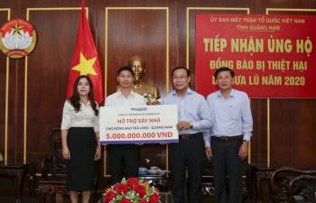 Thaco hỗ trợ xây dựng lại ngôi làng cho đồng bào Trà Leng - Quảng Nam - Ảnh 1.