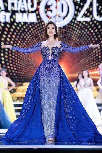 National Costume sắc xanh đẹp nhất: Đỗ Mỹ Linh Tiểu Vy tỏa sáng tại Miss World, Hoàng Hạnh giật huy chương ảnh 7