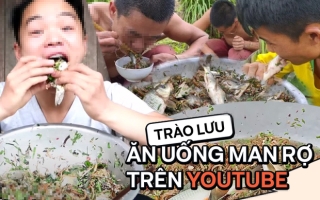 Rùng mình với trào lưu ăn uống man rợ trên YouTube: Câu like rẻ tiền với loạt video ăn cá sống và chất thải động vật? - Ảnh 1.