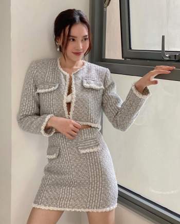 Gợi ý mix váy áo vải tweed đẹp như sao showbiz, sang chảnh mà không bị dừ tí nào - Ảnh 5.