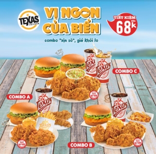 Vị ngon của biển – Combo “xịn sò”, giá khỏi lo tại Texas Chicken - Ảnh 2.