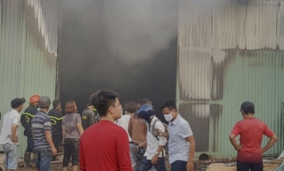 Cháy lớn nhà xưởng 200m2 sát bên Viện Điều tra, quy hoạch rừng ở Hà Nội - Ảnh 2.