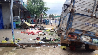 Khởi tố vụ xe tải lao vào chợ ở Đắk Nông khiến 10 người thương vong - Ảnh 1.