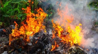 Một phụ nữ Ch?t cháy khi đốt rác trong vườn - Ảnh 1.