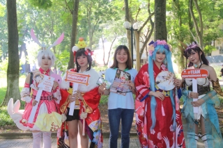 Chuyên ngành Nhật Bản ĐH Đại Nam mang văn hóa Nhật “náo loạn” ngày hội tuyển sinh 2020 - Ảnh 2.