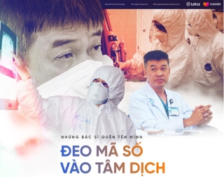 Những bác sĩ quên tên mình đeo mã số vào tâm dịch - Ảnh 1.