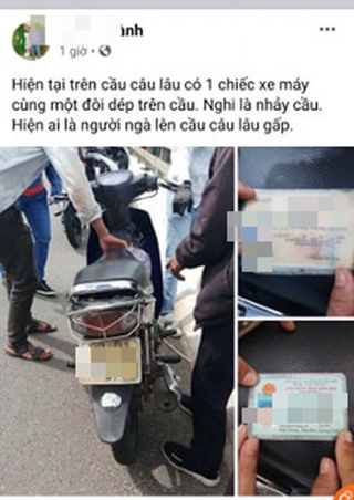 Quảng Nam: Thanh niên bỏ dép, xe máy, ví tiền trên cầu rồi... về nhà! - Ảnh 2.