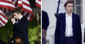 Nhìn lại những hình ảnh đẹp nhất suốt 4 năm qua của Hoàng tử Nhà Trắng Barron Trump trước giây phút Mỹ tuyên bố Tổng thống thứ 46 - Ảnh 1.
