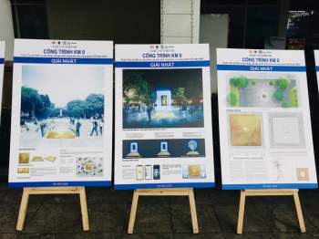 Hà Nội mở cuộc triển lãm lấy ý kiến người dân về cột mốc Km 0 - Ảnh 3.