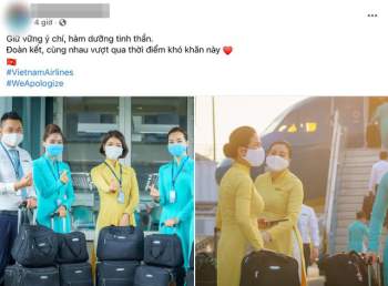 Tiếp viên hàng không Vietnam Airlines đồng loạt xin lỗi trên mạng - Ảnh 2.