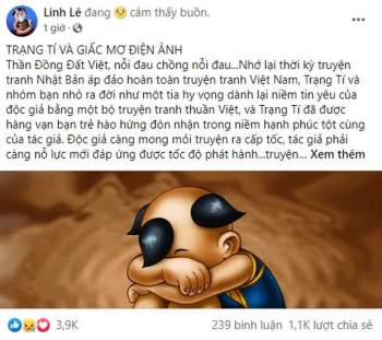Tác giả Thần Đồng Đất Việt gay gắt phản đối phim Trạng Tí của Ngô Thanh Vân: Tiền bản quyền cũng sẽ lại tuôn vào túi bọn ác - Ảnh 1.