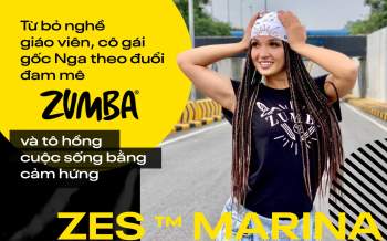 Từ bỏ nghề giáo viên, cô gái gốc Nga theo đuổi đam mê Zumba® và tô hồng cuộc sống bằng cảm hứng - Ảnh 1.